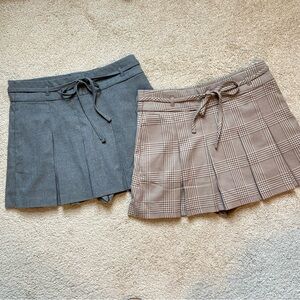 Hollister pleated mini skort bundle - NWOT